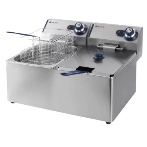 Hendi snack olajsütő, elektromos, 2 x 8 literes, asztali