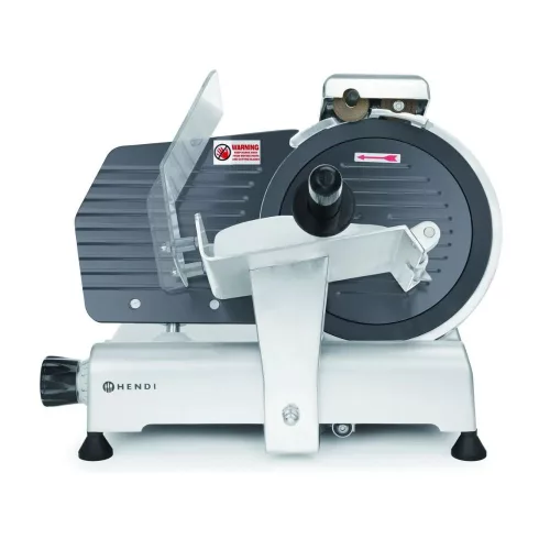 Hendi szeletelőgép, kitchen line, teflonbevonattal, 250 mm es tárcsa, 0,15 kW