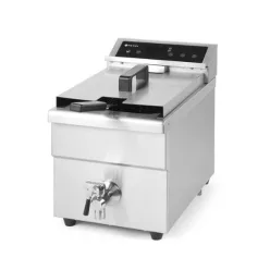 Hendi indukciós olajsütő, olajleeresztő csappal, 8 l