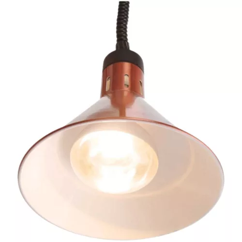 Hendi melegentartó lámpa, rézvörös kivitel