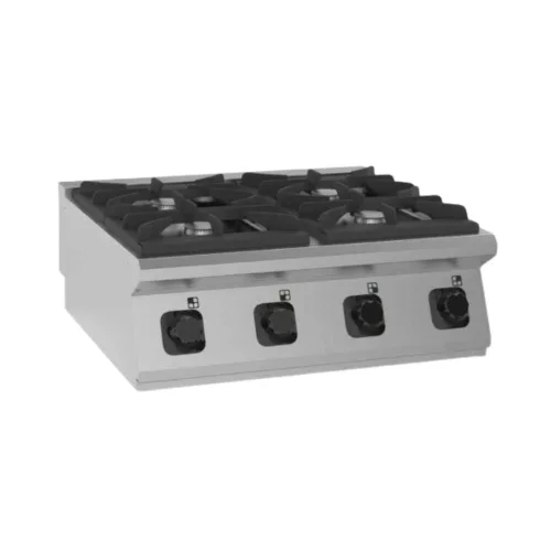 Tűzhely, asztali, gázüzemű, 4 rózsás