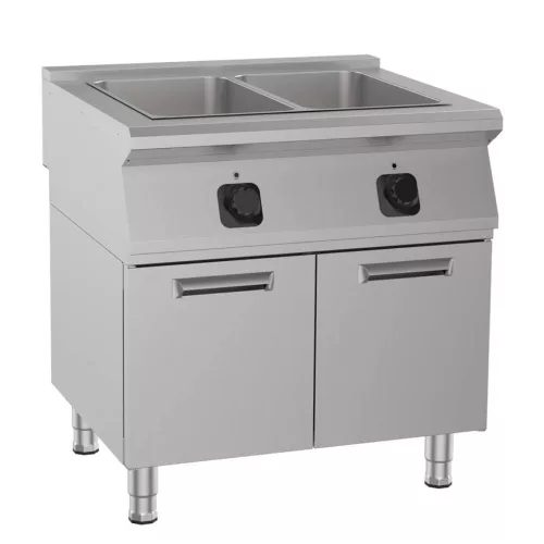 Vízfürdős melegentartó, 700-as, elektromos, 2 medencés,Főzősorba állítható