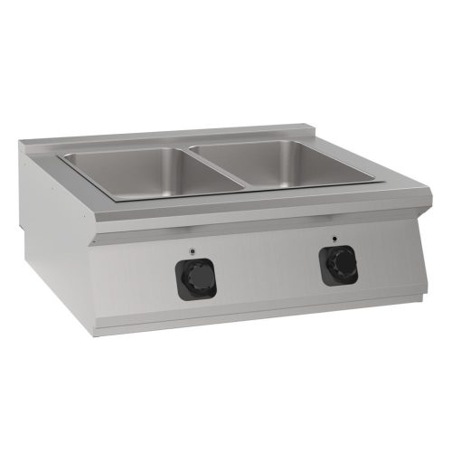 Vízfürdős melegentartó, 700-as, elektromos, 2 medencés, asztali