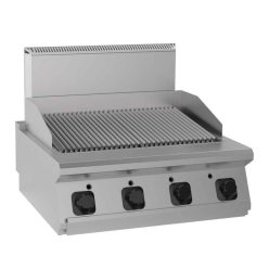   Rostlap, gázüzemű, 900-as, lávaköves, asztali, 2 zónás, 16 kW