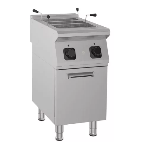 Ipari tésztafőző, 900-as, elektromos, 20 liter, 1 medencés, 2 kosaras