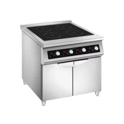 Indukciós tűzhely, 700-as, 4 zónás, tárolóval, 20 kw