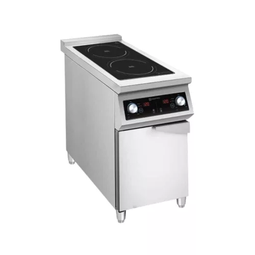 Indukciós tűzhely, 900-as, 2 zónás, tárolóval, 10 kw