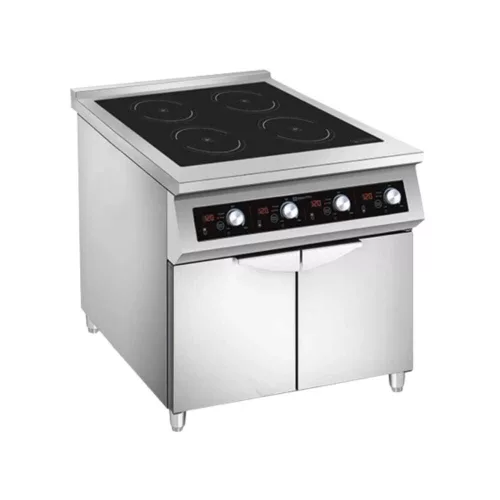 Indukciós tűzhely, 900-as, 4 zónás, tárolóval, 20 kw