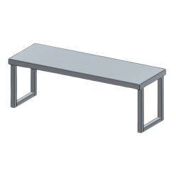 Átadó polc, egyszintes, 180x35x32 cm