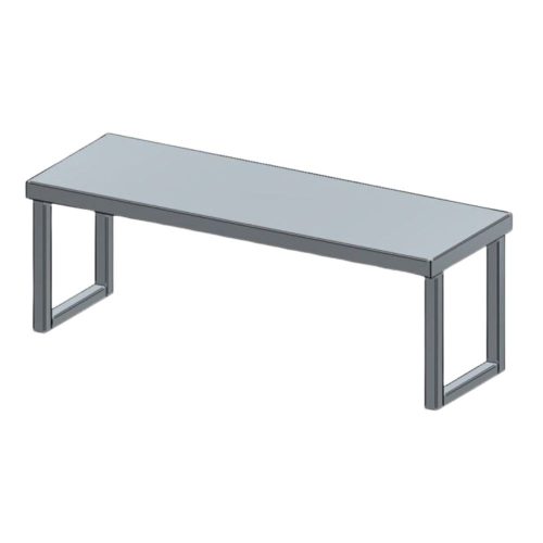 Átadó polc, egyszintes, 200x35x32 cm