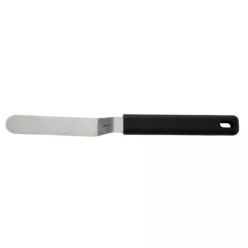 Spatula, rozsdamentes, hajlított, 9 cm