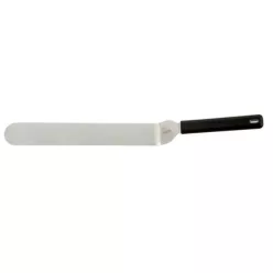 Spatula, rozsdamentes, hajlított, 20 cm