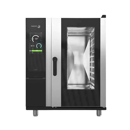 Fagor iKORE kombi sütő gőzpároló, gázos, direkt befecskendezéses, 10 x GN1/1 tálcás, érintőképernyős