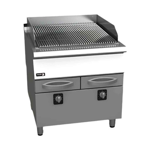 Fagor grillsütő, elektromos, 2 zóna, álló, inox