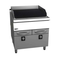 Fagor grillsütő, elektromos, 2 zóna, álló, lágyacél