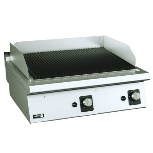 Fagor grillsütő, gázüzemű, 2 zóna, asztali, lágyacél