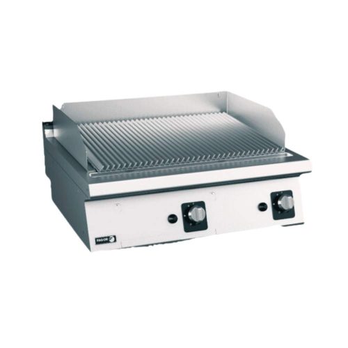 Fagor grillsütő, gázüzemű, 2 zóna, asztali, lágyacél