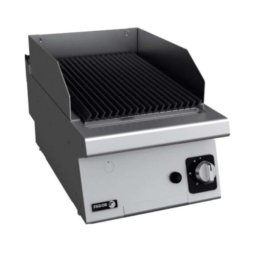 Fagor grillsütő, gázüzemű, lávaköves, 1 zóna, asztali, lágyacél