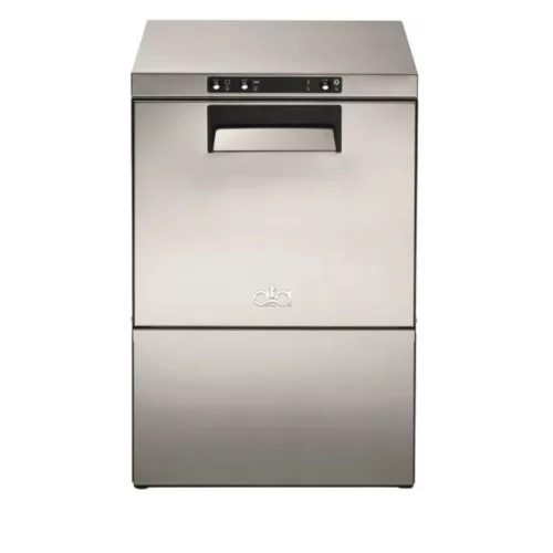 Ata pohármosogató gép, fronttöltéses, 40x40 cm-es kosár, leeresztő szivattyúval