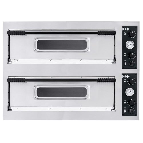 Prismafood Pizzakemence, elektromos, kétkamrás, 35 cm, 2+2 db