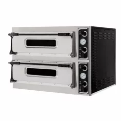   Prismafood Pizzakemence, elektromos, kétkamrás, 35 cm, 4+4 db