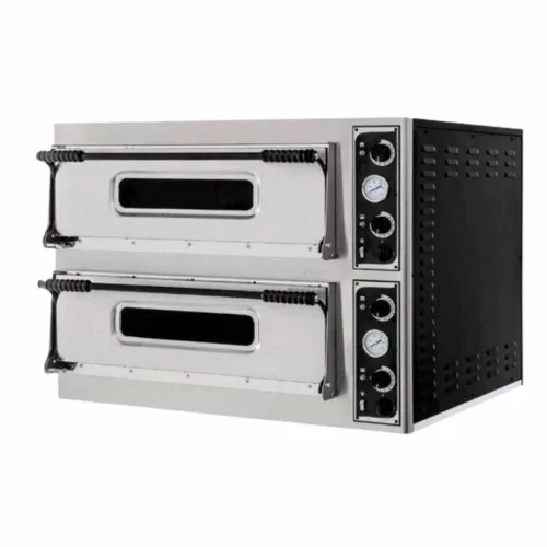 Prismafood Pizzakemence, elektromos, kétkamrás, 35 cm, 4+4 db