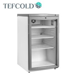   Tefcold hűtővitrin, 109 literes, üvegajtós, palásthűtéses, fehér