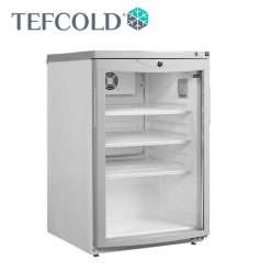   Tefcold hűtővitrin, 92 literes, üvegajtós, palásthűtéses, fehér