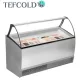Tefcold Bermuda fagylaltpult, ventillációs hűtéssel, 13 tégelyes, alsó tárolórekesszel