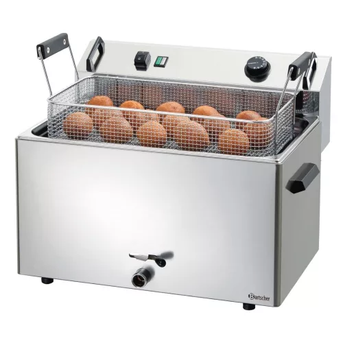 Bartscher snack olajsütő, elektromos, 16 literes, asztali, 9 kW