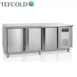   Tefcold hűtött munkaasztal, 3 ajtós, 600x400, 580 literes, ventillációs