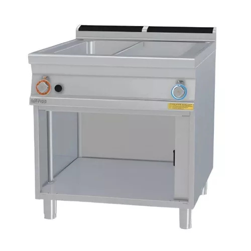 Lotus melegentartó, gázüzemű, 1 medencés, GN2/1, álló