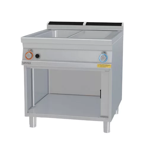 Lotus melegentartó, gázüzemű, 1 medencés, GN2/1 GN1/3, álló