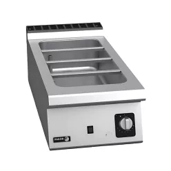 Fagor melegentartó, gázüzemű, 22 literes, GN4/3, asztali