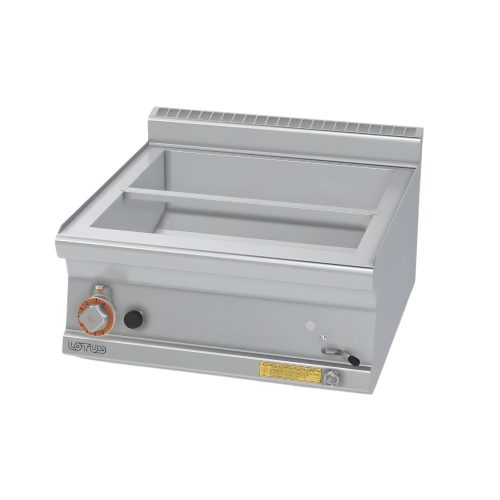 Lotus melegentartó, gázüzemű, 1 medencés, GN1/1 GN1/4, asztali