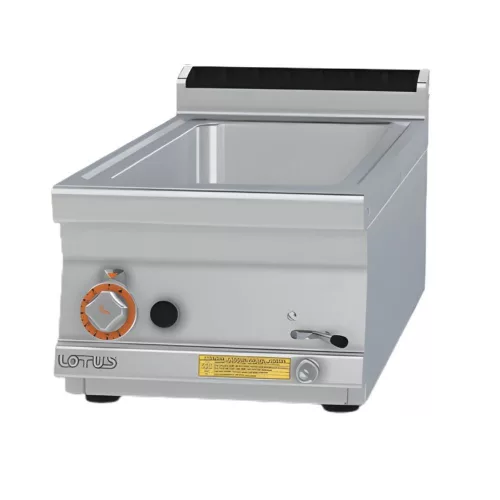 Lotus melegentartó, gázüzemű, 1 medencés, GN1/1 GN1/3