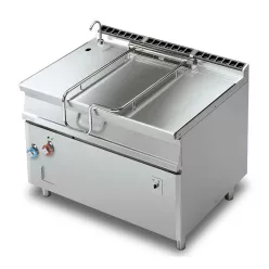   Lotus billenő serpenyő, elektromos, 120 literes, automata, inoxfelületű