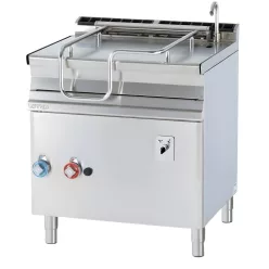   Lotus billenő serpenyő, gázüzemű, 50 literes, automata, inoxfelületű