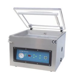 Vákuumcsomagoló, digitális, 400 mm-es hegesztés, asztali