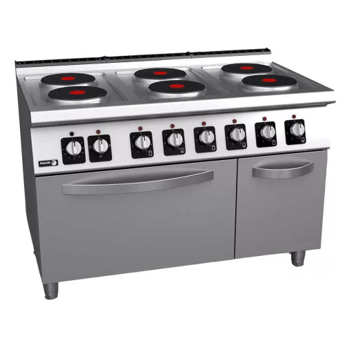 Fagor tűzhely, elektromos, 6 zónás, asztali, 21,60 kw, ng 2/1