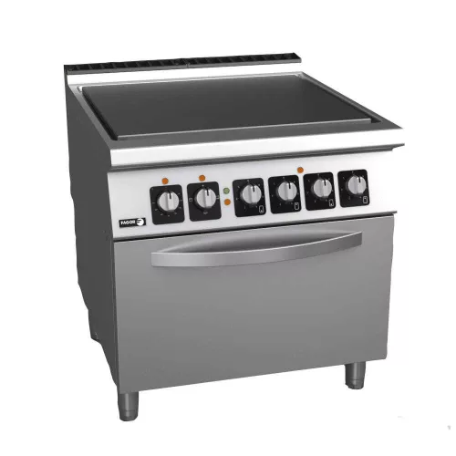 Fagor tűzhely, elektromos, 4 zónás, 22 kw, GN 2/1