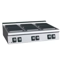 Fagor tűzhely, elektromos, 6 zónás, asztali, 24 kw