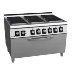   Fagor tűzhely, elektromos, 6 zónás, 36 kw, panorámás sütő