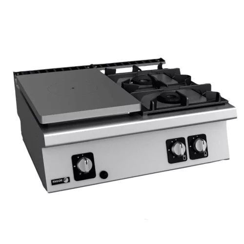 Fagor tűzhely, gázüzemű, 2 zónás, asztali, 18,50 kw
