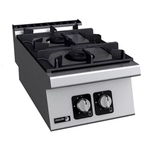 Fagor tűzhely, gázüzemű, 2 zónás, asztali, 16 kw