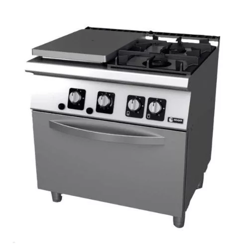 Fagor tűzhely, gázüzemű, francia lap, két gázrózsa 27,1 kw, GN2/1