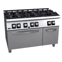 Fagor tűzhely, gázüzemű, 6 zónás,, 56,60 kw, ng 2/1