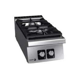   Fagor tűzhely, gázüzemű, 2 zónás, asztali, 18,2 kw, nagy teljesítményű égők (8 kw+10,2 kw)