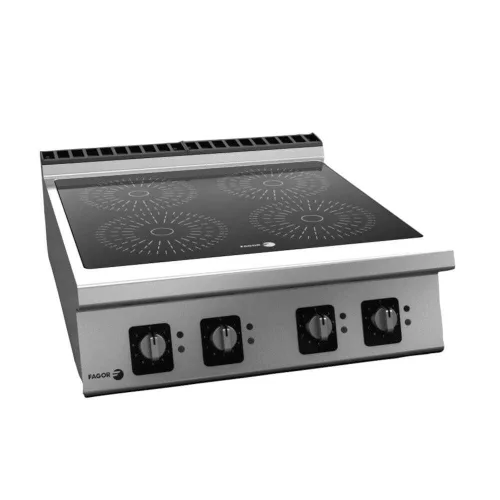 Fagor tűzhely, indukciós főzőlap, elektromos, 4 zónás, asztali, 20 kw