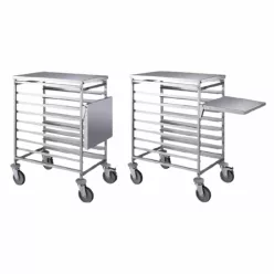 Fimar rozsdamentes frisstészta szállító kocsi